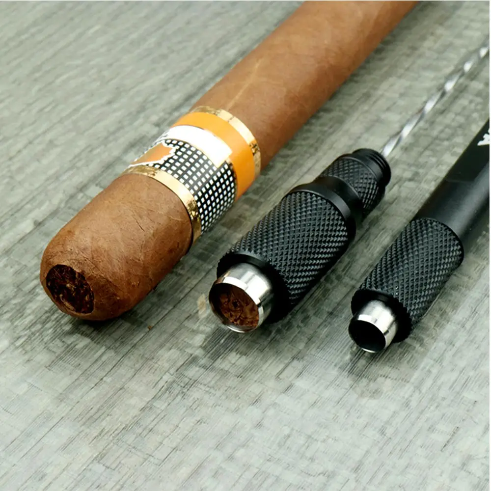 COHIBA резак для сигар гаджеты портативный карманный металлический клинок пуля