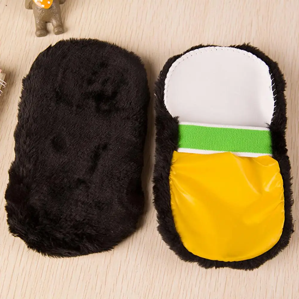 

1 pcs Shoeshine Cloth Plush Shoe Cleaning Cloth Faux Cleaner Gloves Leather Care Leatherware Polishing Wool Tools Q5Z1
