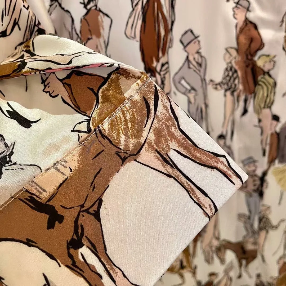 

2021 h style ink printing women's fashion star shirt. Relaxed comfortable atmosphere, fashionable luxury