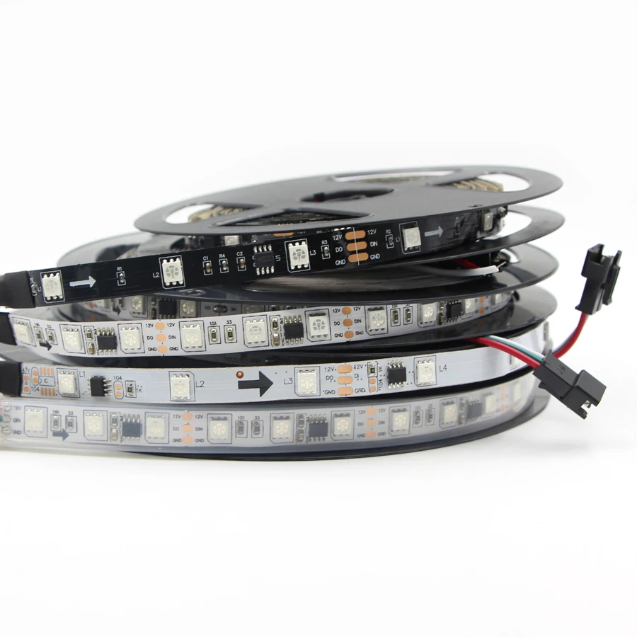 Лента светодиодная WS2812B SK6812 RGBW WS2811 WS2813 WS2815 30/60 светодиодов/м RGB индивидуально