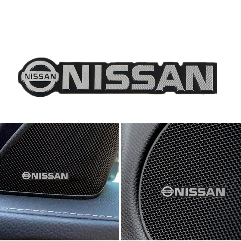 3D наклейка для стайлинга автомобиля алюминиевая эмблема внутренний динамик