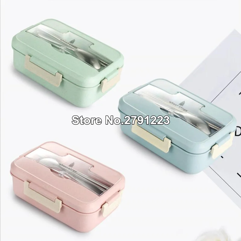 Ланч-бокс для микроволновой печи посуда из пшеничной соломы контейнер хранения