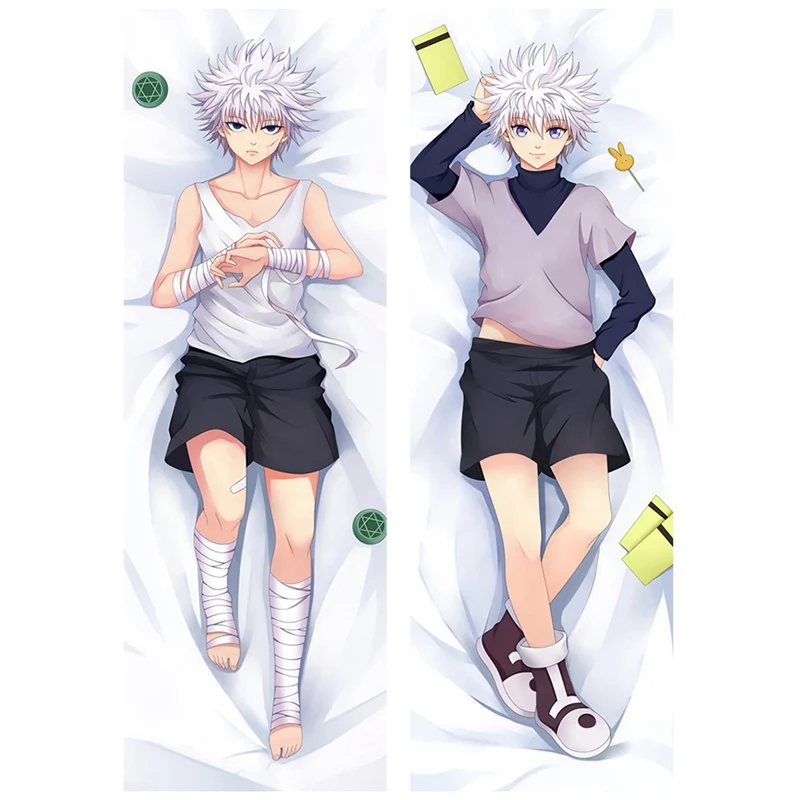 Наволочка Killua Zoldyck Kurapika Hisoka Kulolo Dakimakura в стиле аниме обнимающая