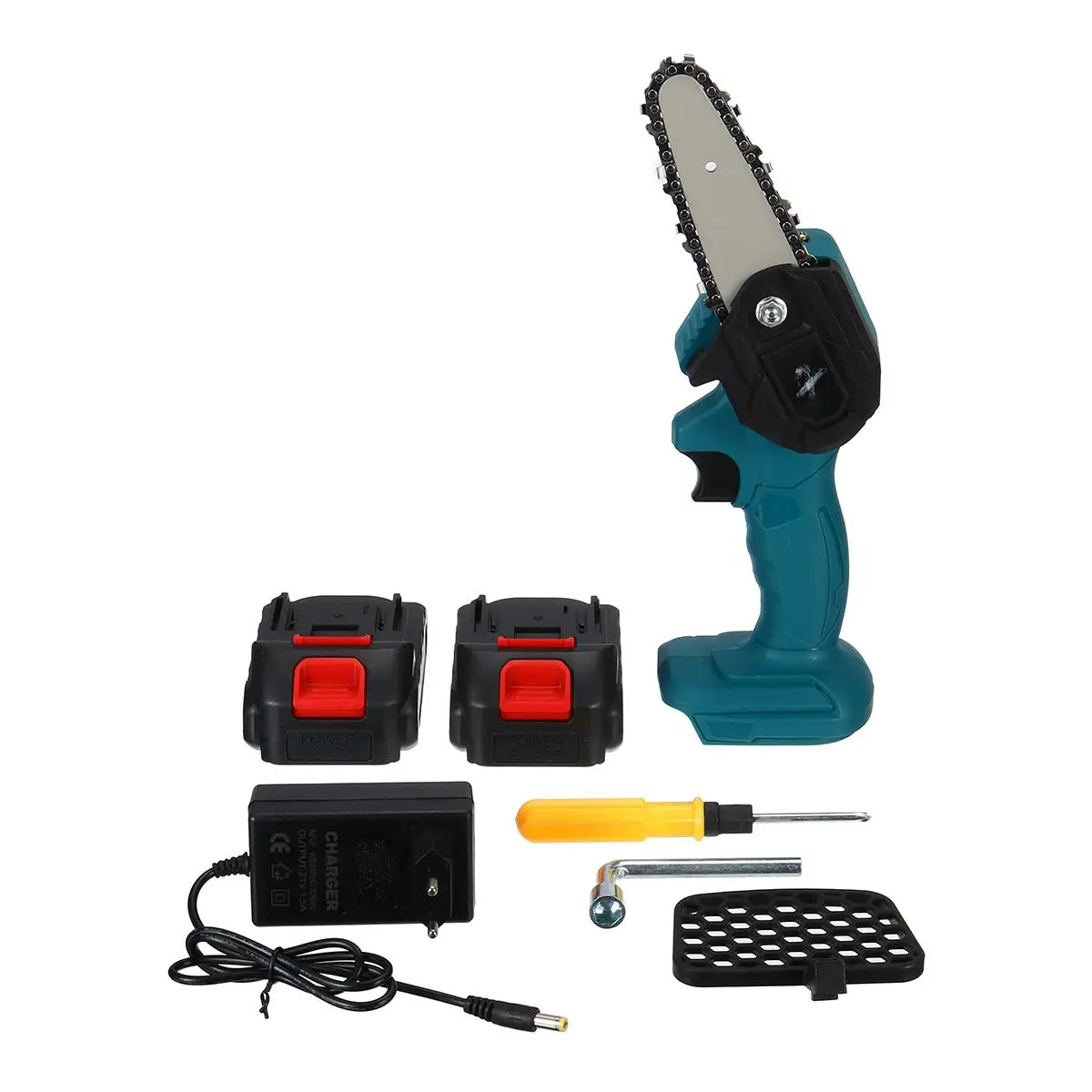 

Doersupp 1200W 88V Cordless Automatic Pruning Chain Saw Electric Chainsaws Removable Battery Garden jigsaw Woodworking Chainsaw