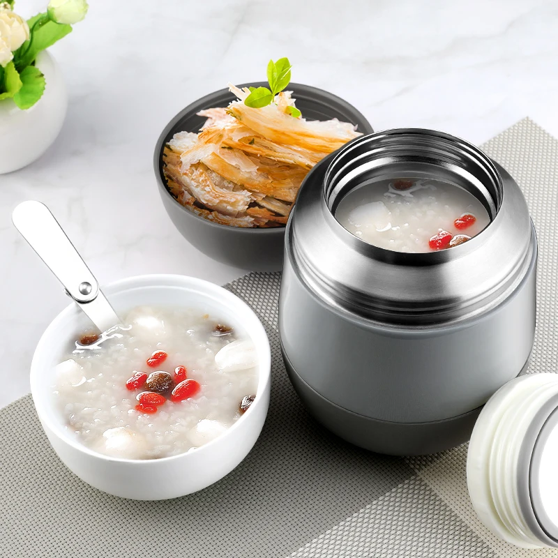 NEWYEARNEW Stainless Steel Portable Thermo for Food Jar Lunch Box Soup Thermal Container Warmer Heated Gift | Дом и сад