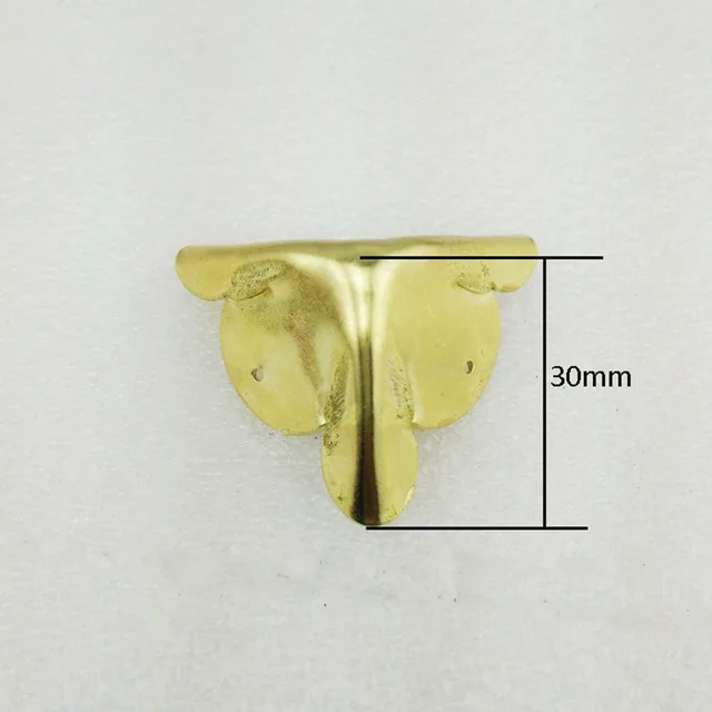 8 шт 30 мм античный стиль металла коробка угловой Железный защитный чехол Защита