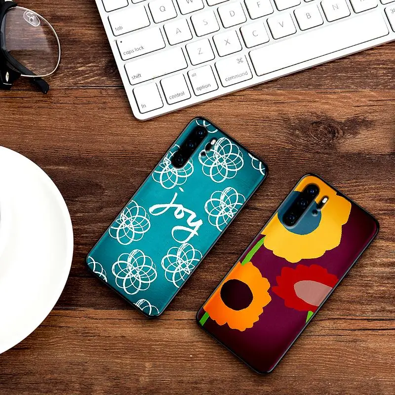 Мультфильм для фотографирования с изображением весенних цветов huawei Y6 Y7 2018 Y9 Prime