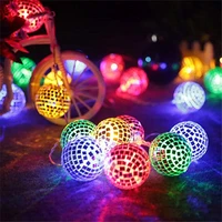 led string lights usbbattery powered mirror ball stage reflection lamp for wedding new year christmas dj disco home party decor