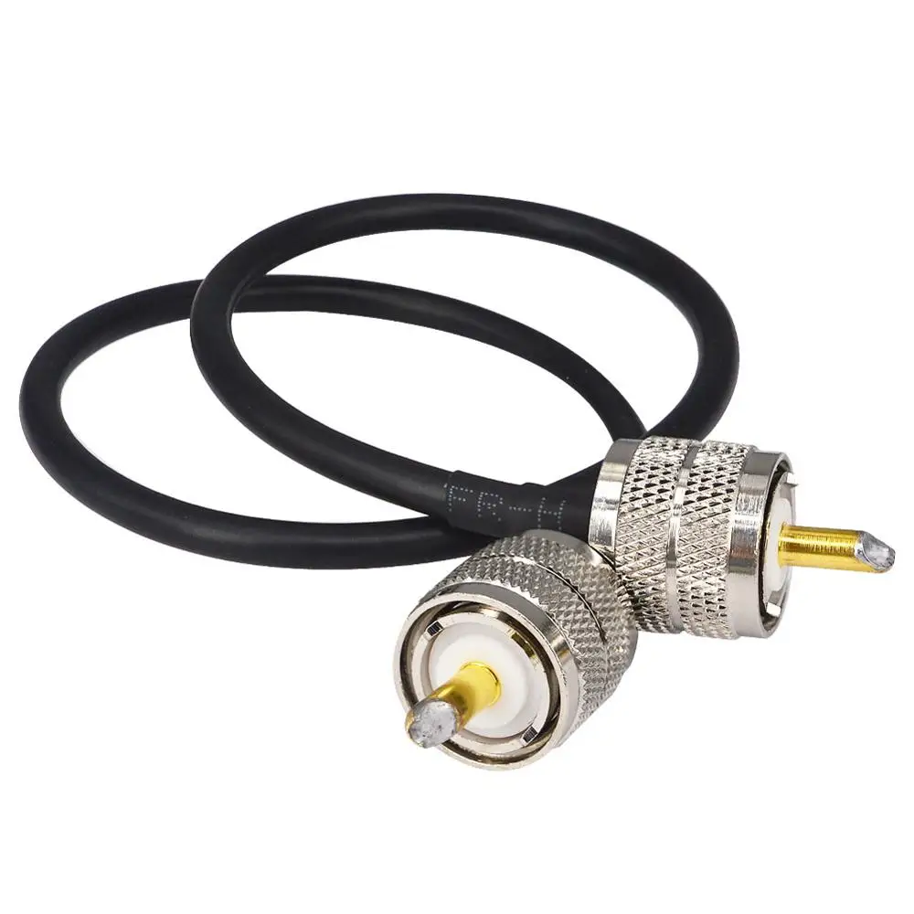 50CM Радиочастотный коаксиальный кабель UHF разъем «Папа-папа» UHF PL259 Male to UHF Male PL259 RG58 Pigtail кабель 50 см 2 м 5 м 10 м - Цвет: 50CM