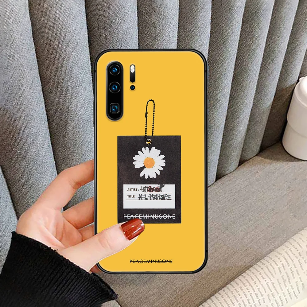 

G-Dragon Daisy Peaceminusone Phone case cover For Huawei P Mate Smart 10 20 30 40 Lite Z 2019 Pro black black waterproof