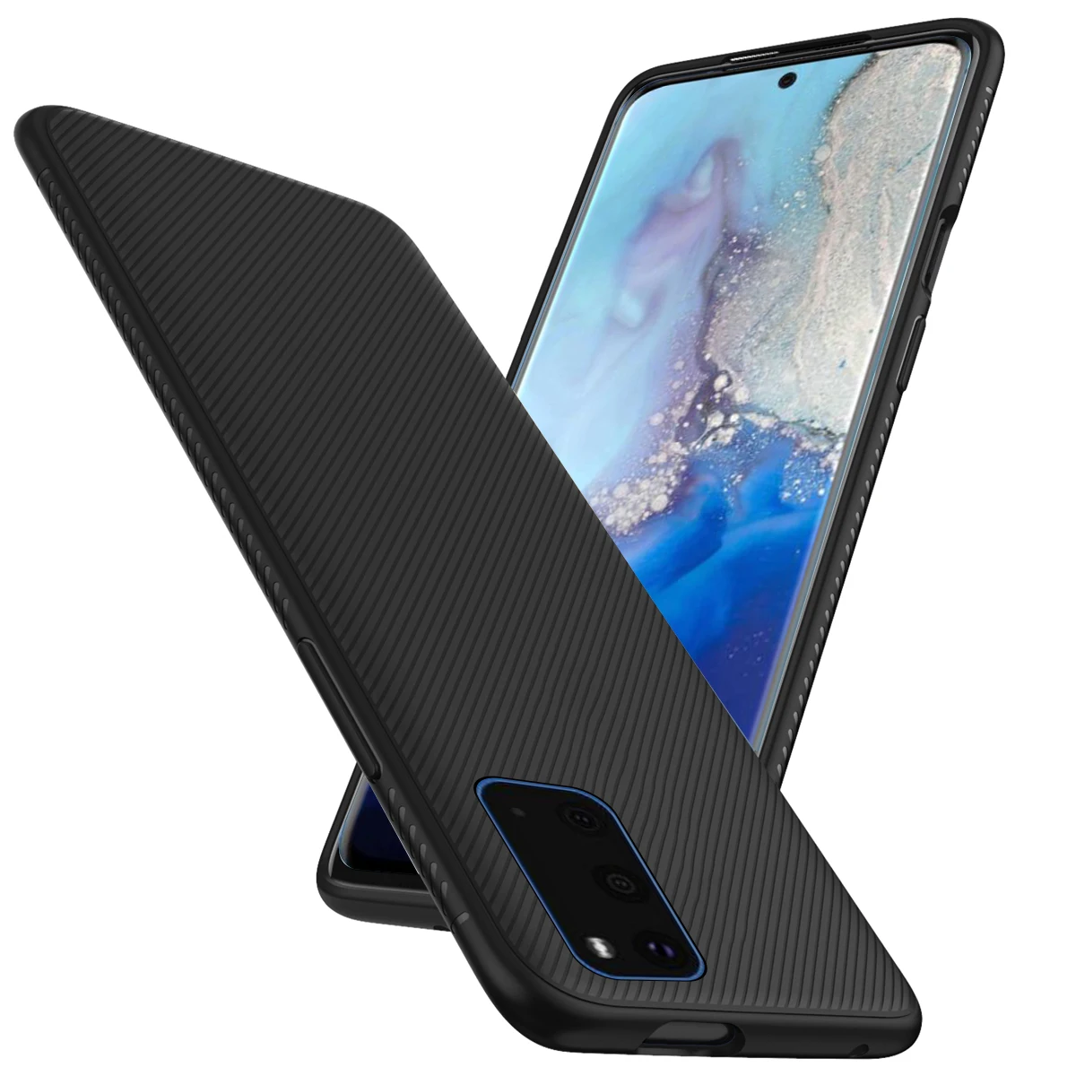 Для Samsung Galaxy S20 Plus силиконовый мягкий матовый ТПУ Бампер Защитный чехол для A71 A51