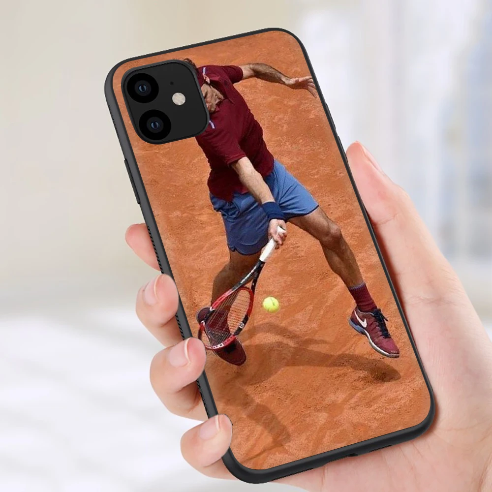 Мягкий силиконовый чехол для телефона Роджер Федерер чехол для iPhone 5 5S SE 6 6S 7 8 plus X XR XS 11 Pro Max - Цвет: B4