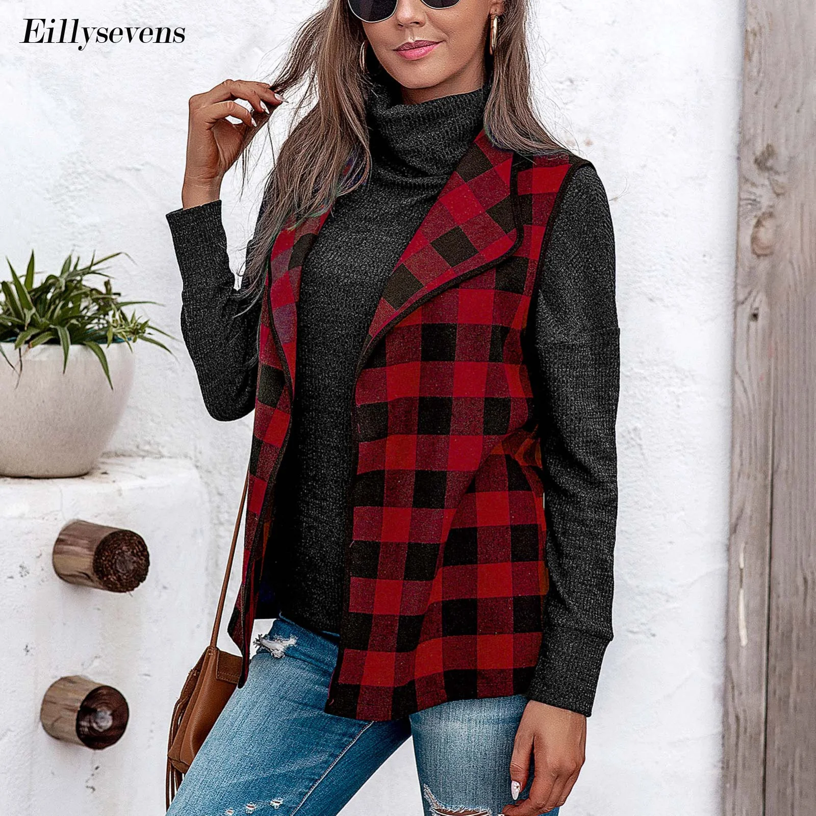 

2020 женский жилет без рукавов зимний теплый S-2xl пуховик с хлопковой подкладкой женский жилет с отложным воротником без рукавов в клетку