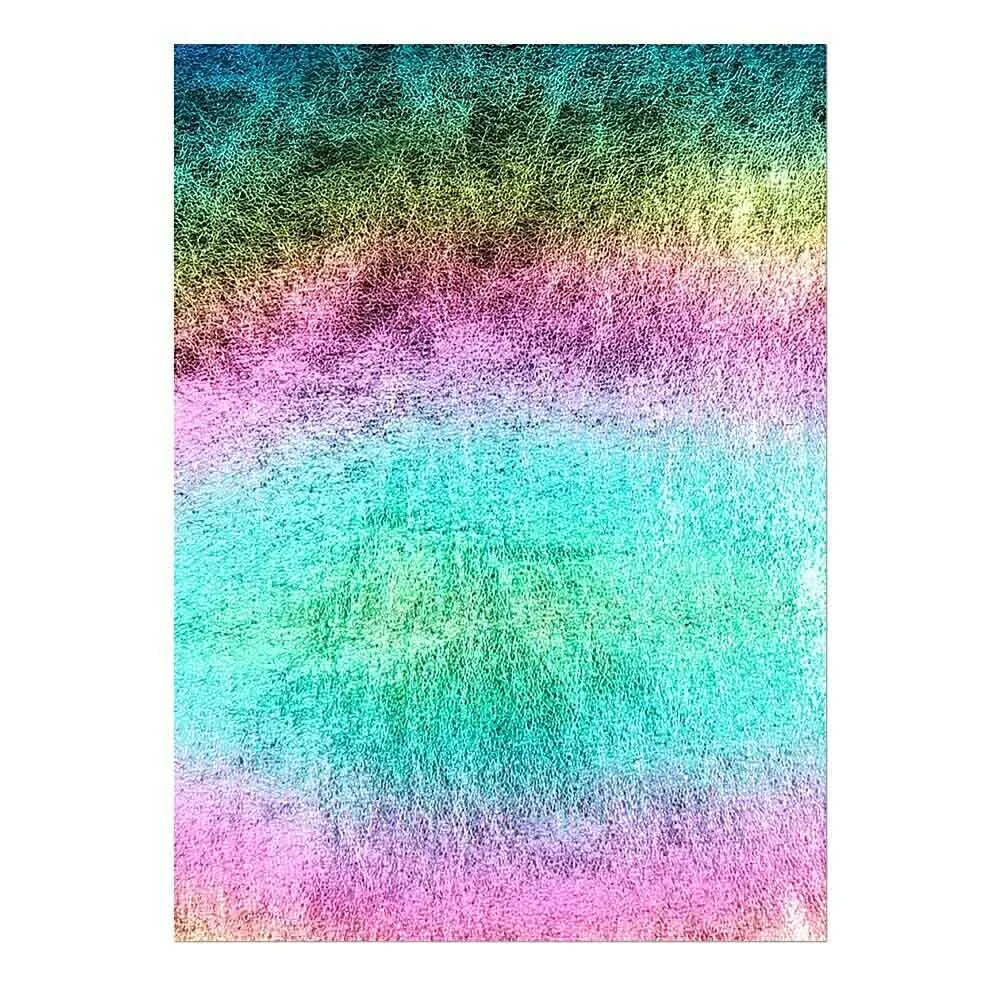 IBOWS 22*30 см Радужная трещина металлическая ткань искусственная синтетическая кожа