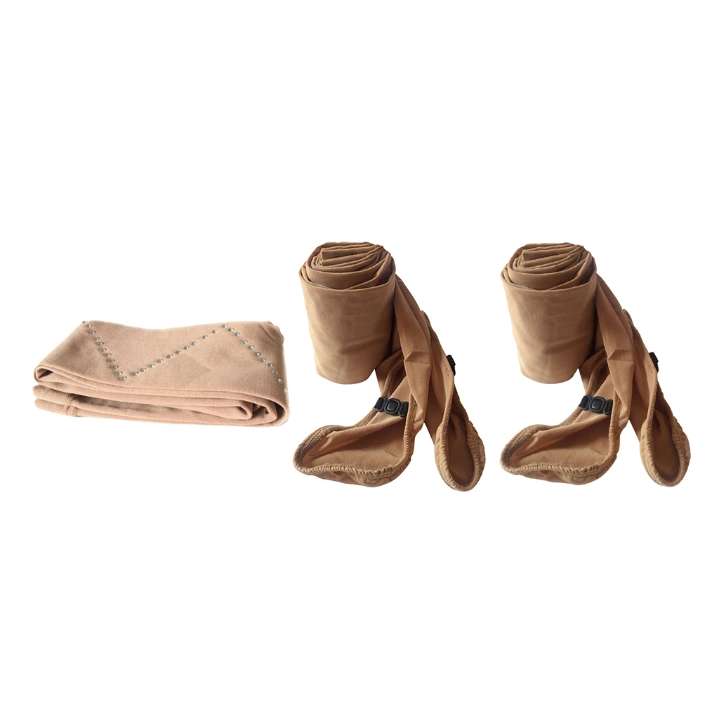 Узкие женские брюки для фигурного катания на коньках ботфорты без ног из