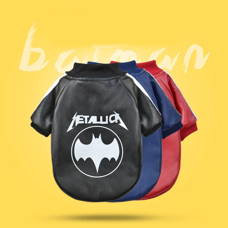 Водонепроницаемая одежда для собак кожаное пальто Зимние куртки маленьких