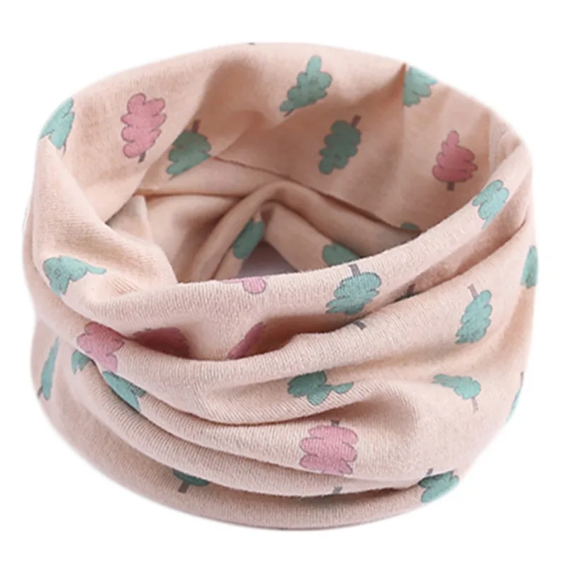 Spring Children Cotton Scarf Baby Kids Warm Boys Girl Cartoon Scarves Autumn Winter Child Collar O Ring Magic Neckerchief |