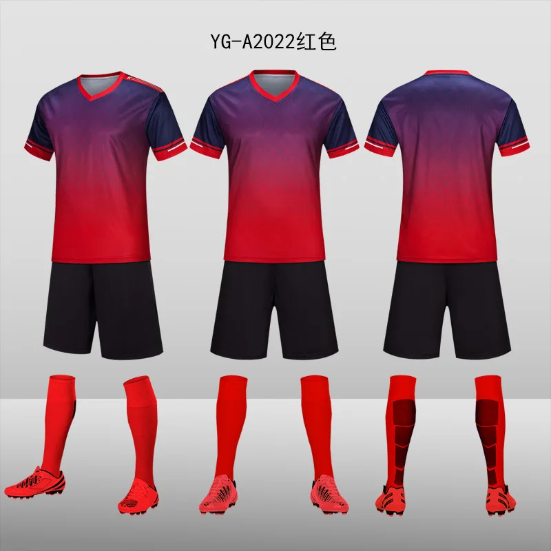 

new camouflage football suit adult football suit sweat absorbing and breathable training suit wholesale yg-a2022