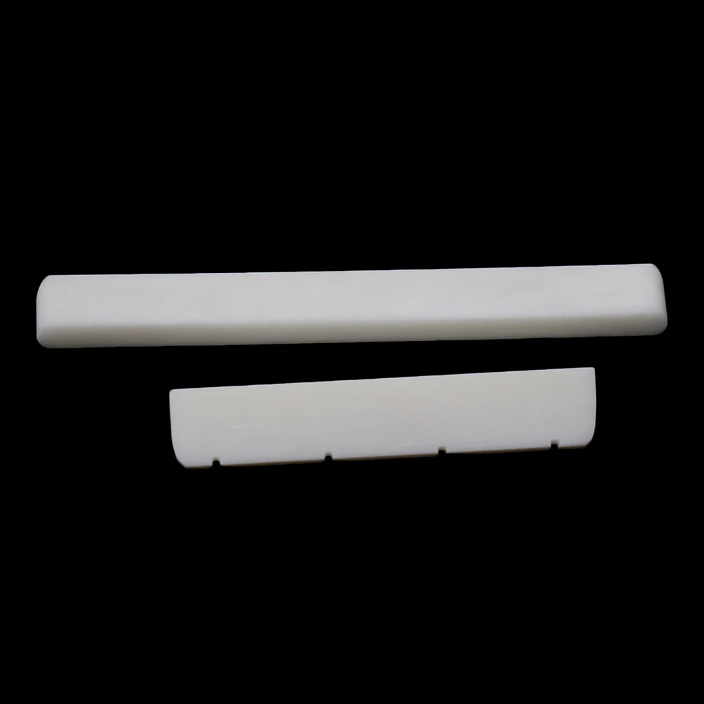 Бежевое седло и набор шлицевых гаек для укулеле запасные части|Детали аксессуары