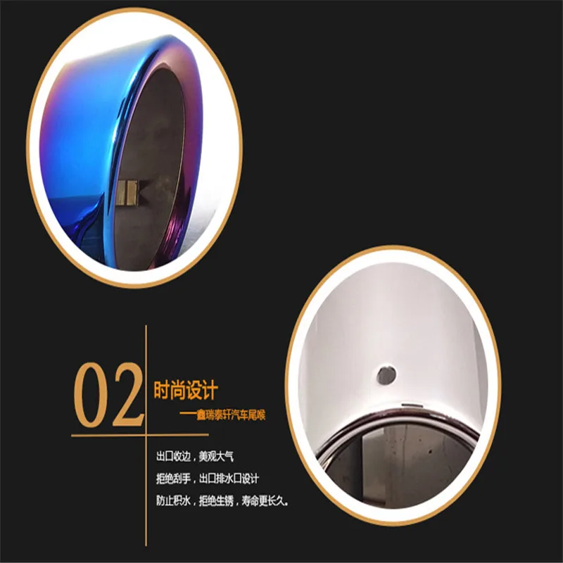 Аксессуары 2 шт. задний глушитель выхлопной трубы наконечник для BMW 5 серии 528i 530i