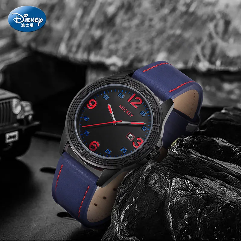Оригинальные наручные часы Disney Micky Mouse с мультяшным рисунком для детей и