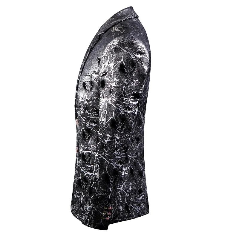 Мужской Блейзер Shenrun блейзер с модным принтом на весну и осень для выпускного