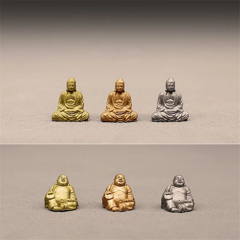 1 шт. мини моделирование статуя Будды Maitreya фигурка волшебный сад Террариум
