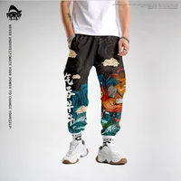 men hip hop pants loose joggers ankle length trousers pocket pants streetwear cargo pants