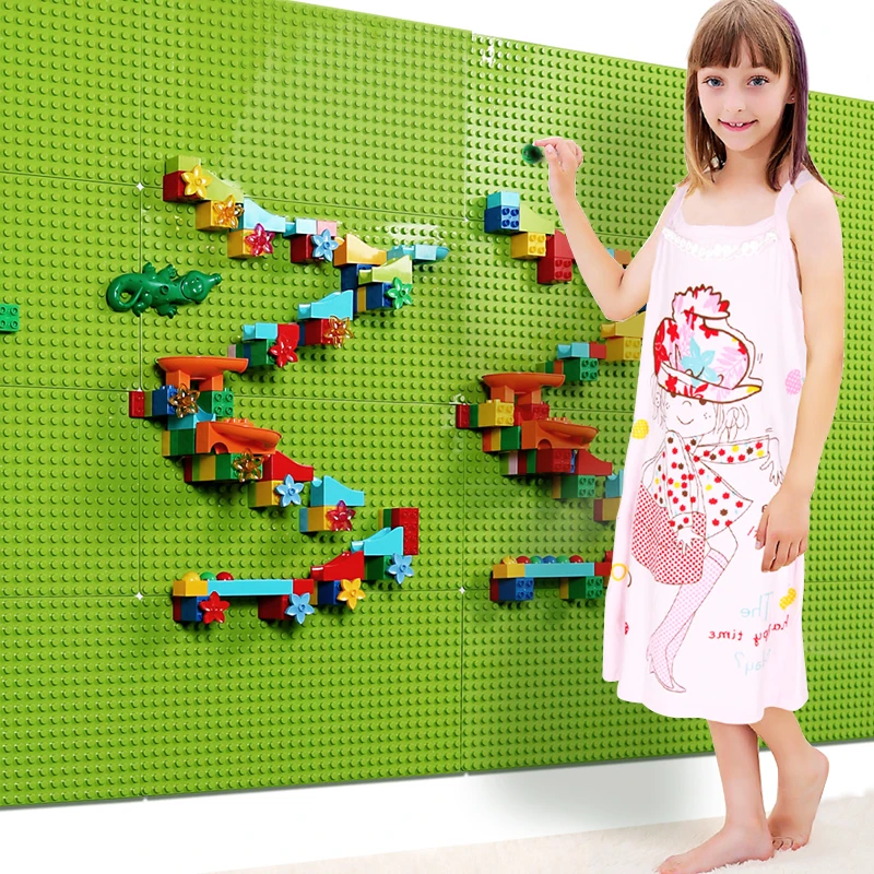 Креативные настенные мраморные беговые строительные блоки наборы совместимых