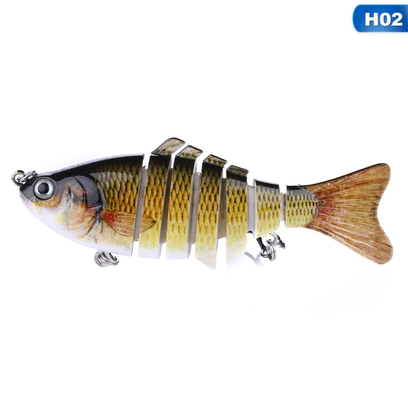 

1 PCS 10cm 15.4g Artificial Multi Jointed Sections Artificial Hard Bait Wobblers Fishing Lures Trolling Pike Carp Fishing Tools
