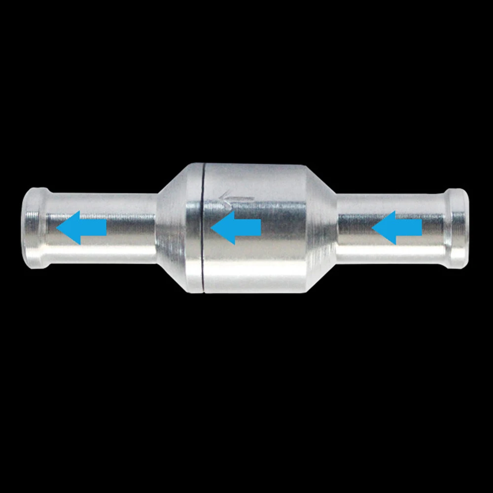 

4pcs/set Aluminium Alloy One Way Fuel Non Return Check Valve Petrol Diesel for Car Vacuum Hose Oil Water Pumps 6/8/10/12mm