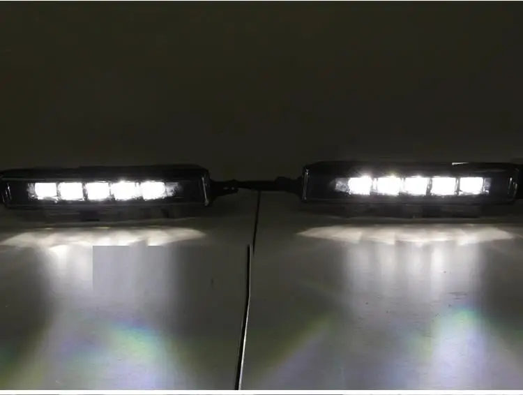 Drl Automovil Cob дневные ходовые авто лампы Автомобильные светодиодные фары передние противотуманные задние Автомобильные фары в сборе 17 для Honda Avancier