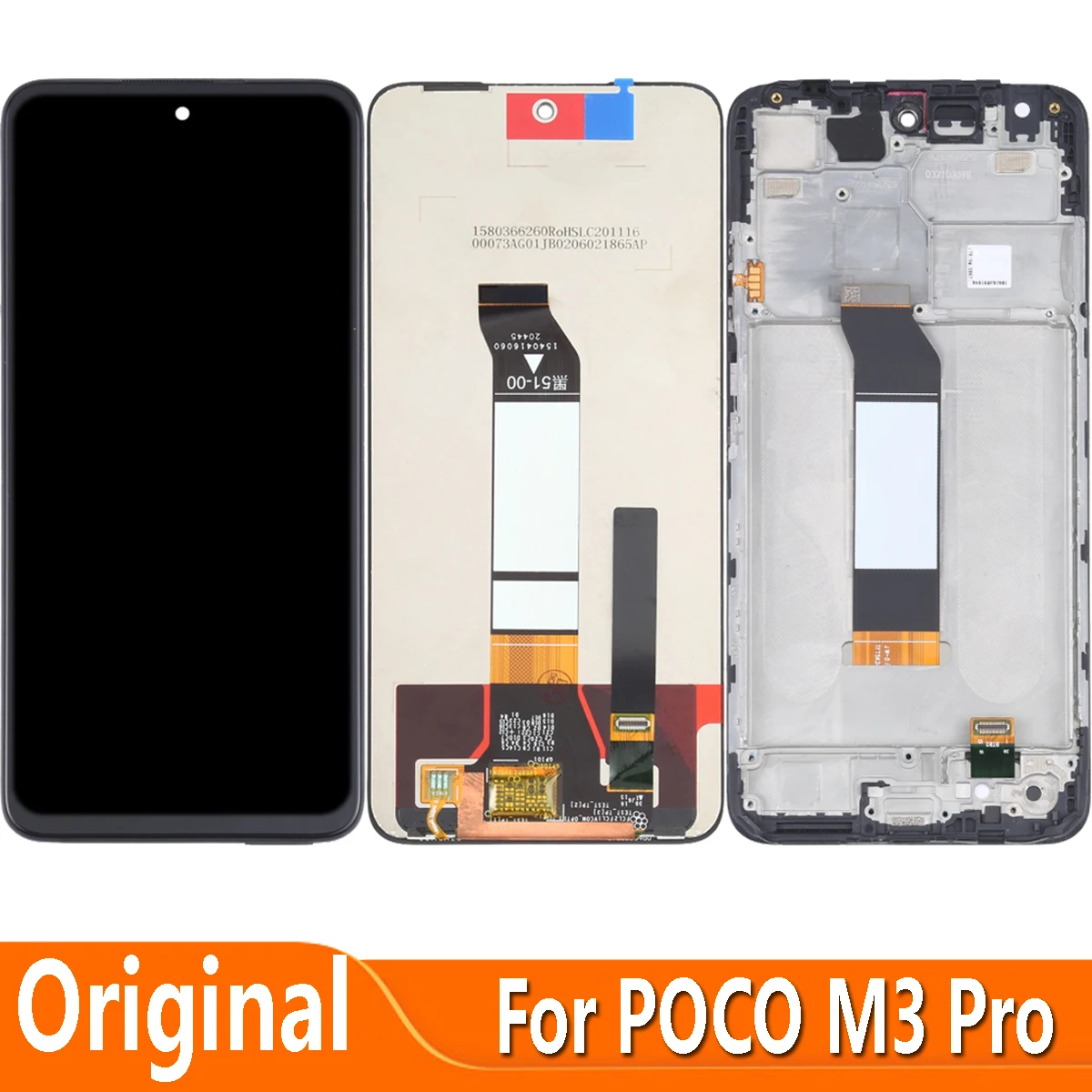Оригинальный ЖК-дисплей 6 5 дюйма для POCO M3 Pro 5G M2103K19PG M2103K19PI дисплей с сенсорным
