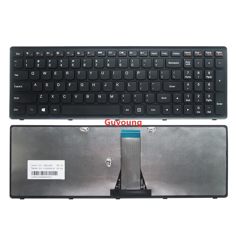 Английская клавиатура для ноутбука Lenovo IdeaPad G500C G500S G500H S500 S500C G505s G510S S510p