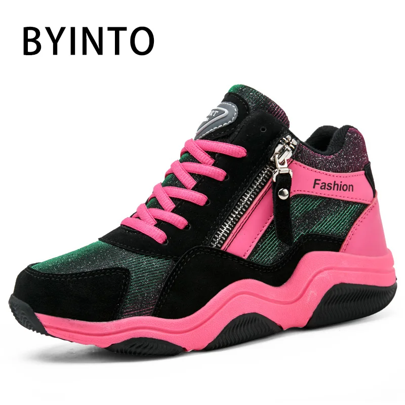 Женские кроссовки на высокой платформе толстой подошве массивные для спортзала