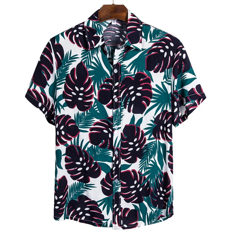 JODIMITTY 2020 Новое поступление мужские рубашки Гавайские повседневные на одной - Фото №1