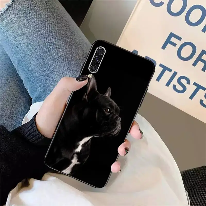 

Cute Funny French Bulldog animal Phone Case For Samsung galaxy S 9 10 20 A 10 21 30 31 40 50 51 71 s note 20 j 4 2018 plus