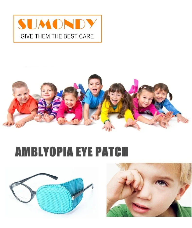 SUMONDY 6 шт./упак. дети Amblyopia патчи Дети астигматизм Strabismus ленивый глаз глазная повязка зрение корректирующие глазные повязки G120