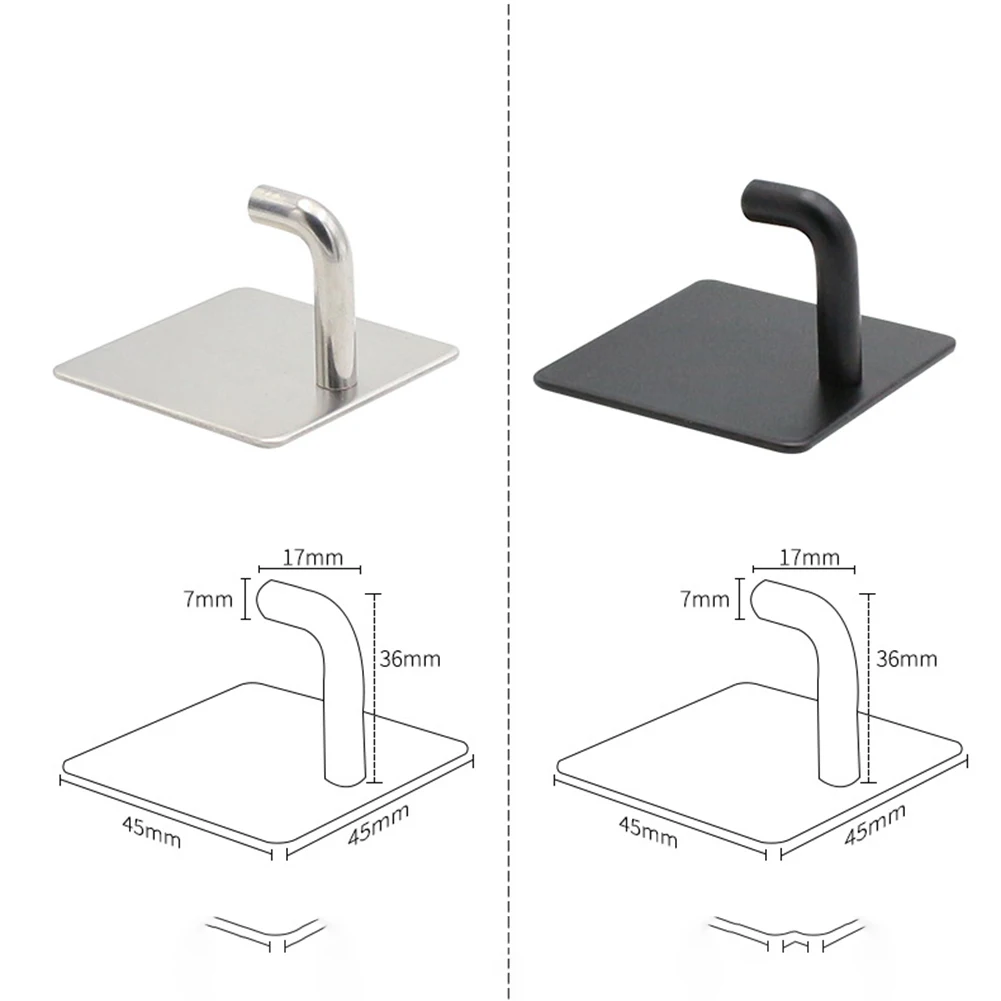 

Ties Bag Hanger Hanging Racks 40kg Bearing Capacity J-shaped Hook Bathroom Bedroom Kitchen Wall Door Holders