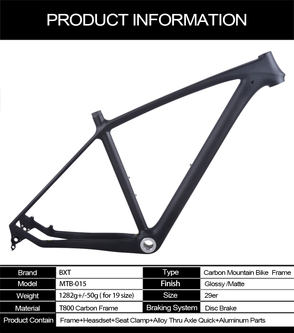 BXT 29er MTB велосипеда BSA 15,5/17,5/19/20,5 дюймовая рамка 142*12 мм через мост 135*9 мм quick release горный велосипед рама