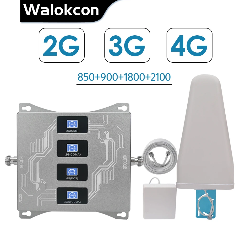 Четырехдиапазонный Усилитель 2g 3g 4g для Израиля Новая Зеландия CDMA 850 GSM 900 DCS 1800 WCDMA