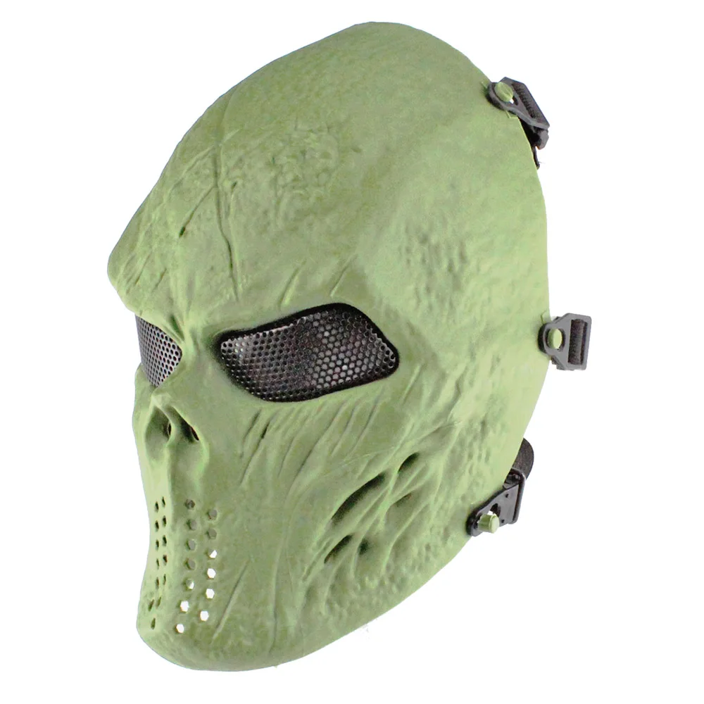 

Tactical Face Mask Halloween Skull Fear Demon Devil Hell Courier Pumpkin Man Cosplay Mask Hunting Shooting Paintball Equipment