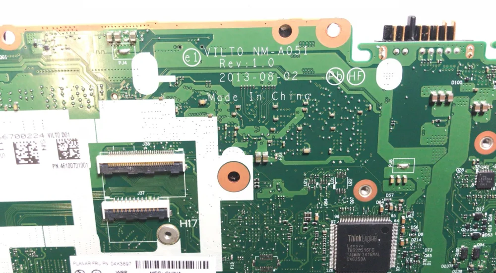 

KEFU VILT0 NM-A051 For Lenovo Thinkpad T440S Notebook Motherboard CPU I7 4600U GPU GT730M Test Work FRU 04X3977 04X3975 04X3973