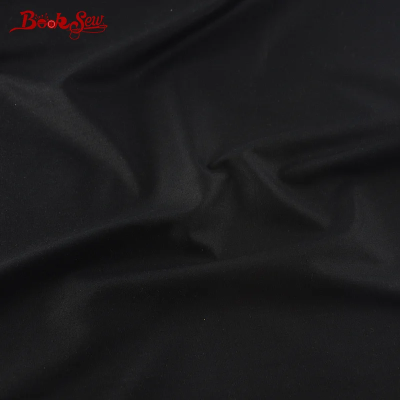 Booksew африканская Анкара ткань Telas лоскутное Algodon хлопок ткань краситель саржа черный классический цвет материал швейный мягкий
