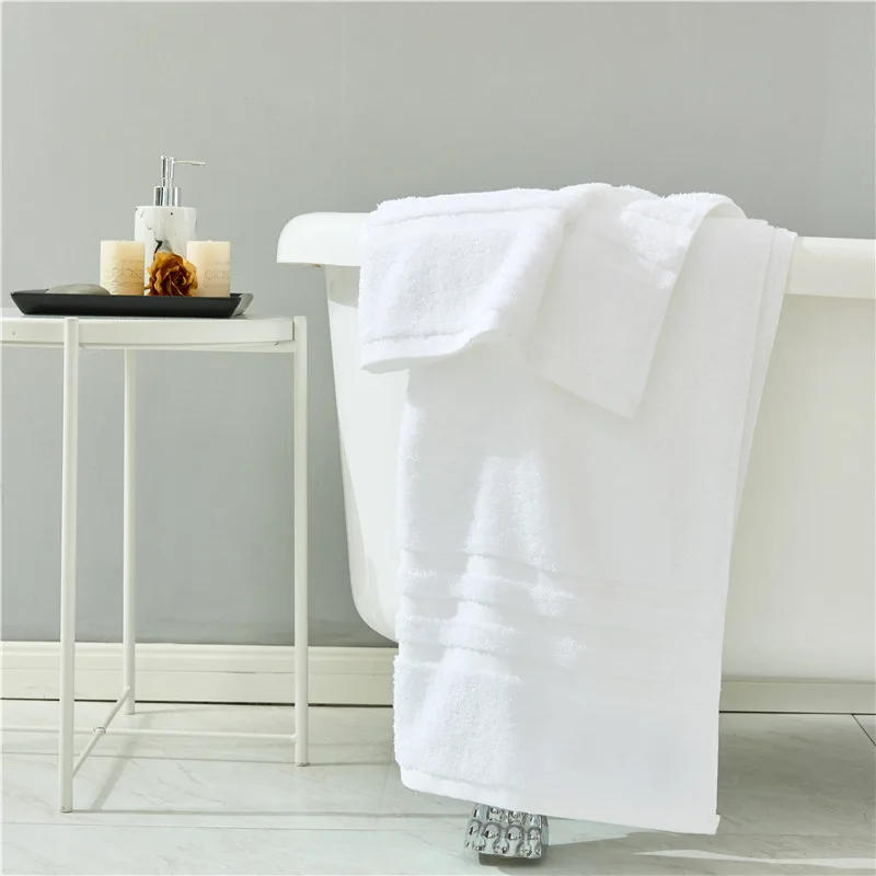 Набор банных полотенец белое коричневое полотенце комплект мужских из 2