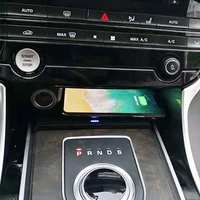 for jaguar f pace xe xf xfl 2017 2018 2019 accessories 15w fast qi wireless charger phone charger charging plate phone adapter