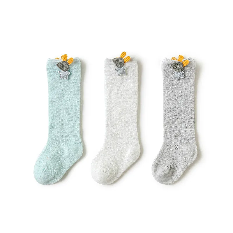 3 пары/Лот носки для новорожденных тонкие дышащие сетчатые мальчиков и девочек с