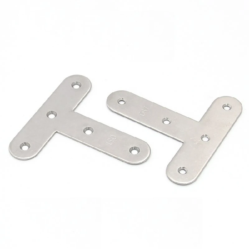 Stainless Steel Furniture Corner Bracket T-Type Connector Household Drawer Desk Cabinet Closet Fitting Hardware Part | Обустройство