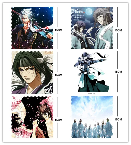 2 шт./компл. Hakuouki модные ювелирные инструменты аниме индивидуальная Ткань для
