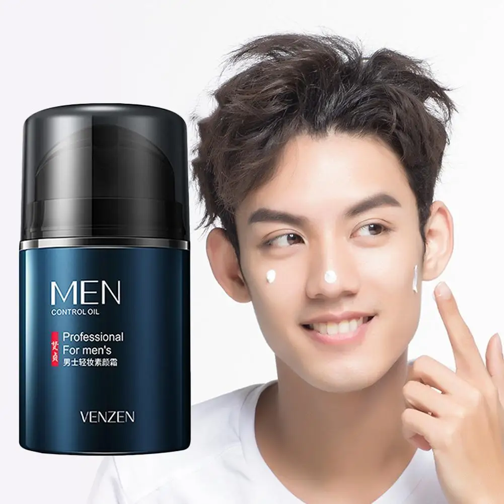 Мужской консилер тонизирующий крем для макияжа основа питательная стойкая